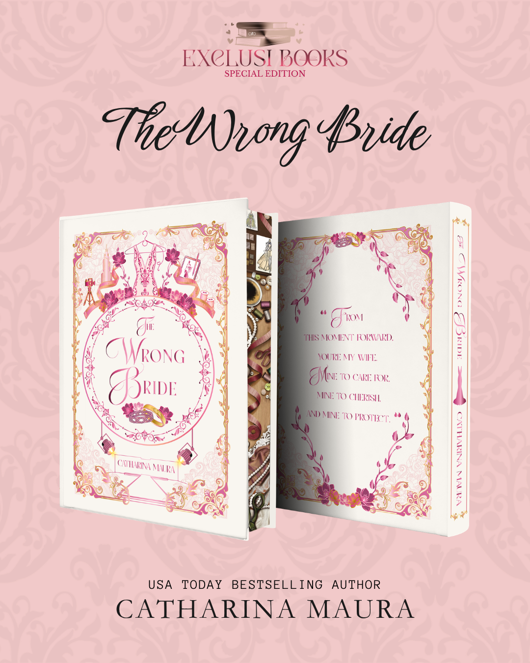 The Wrong Bride Special Edition Hardcover | Catharina Maura Romance Book