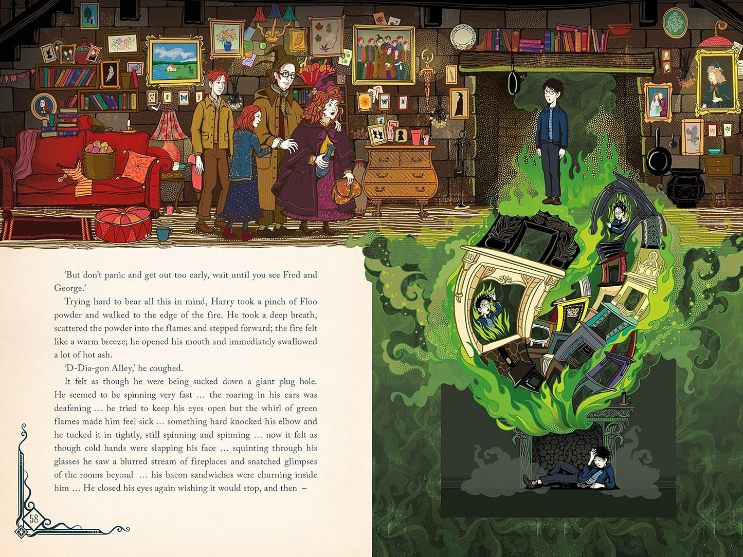 Harry Potter And The Chamber Of Secrets: Minalima Edition